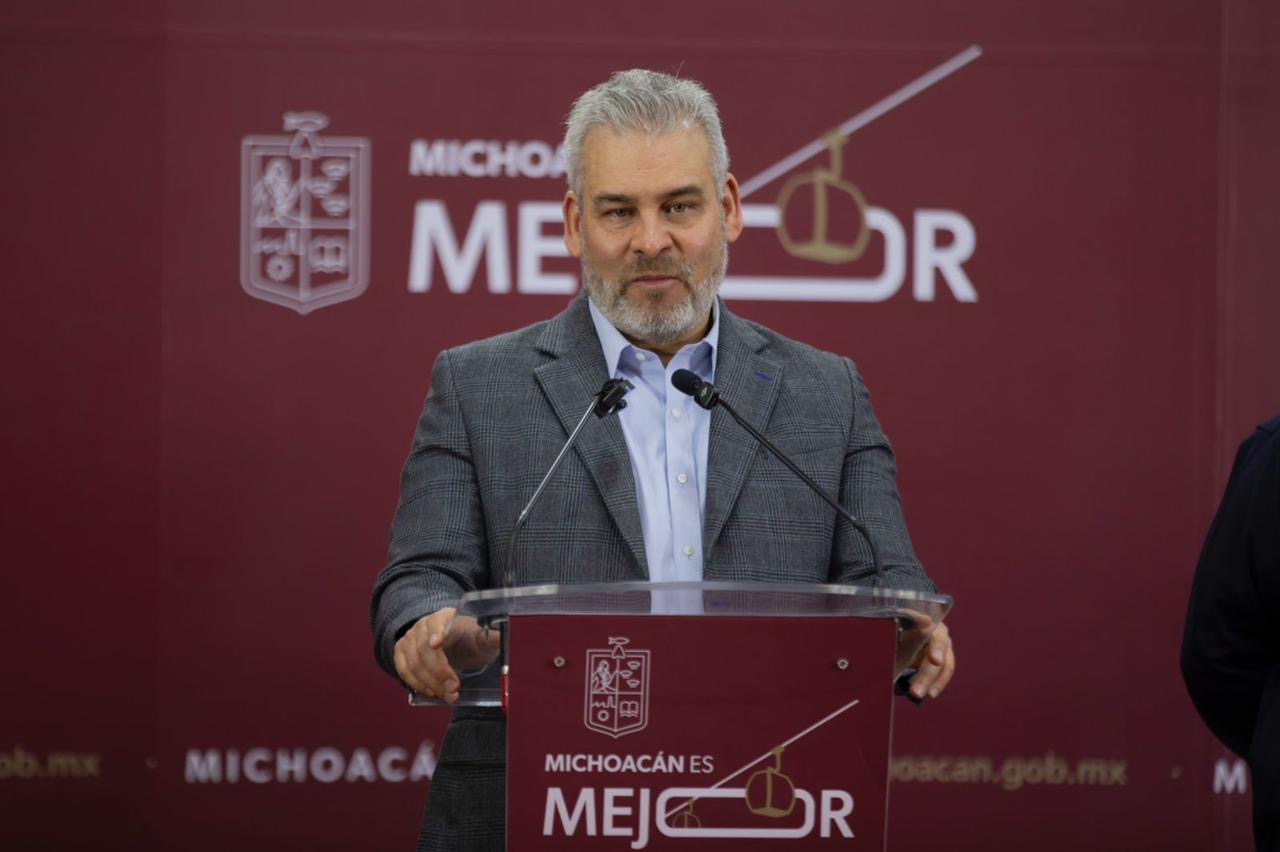 Continuarán operativos para asegurar maquinitas tragamonedas en Michoacán: Bedolla