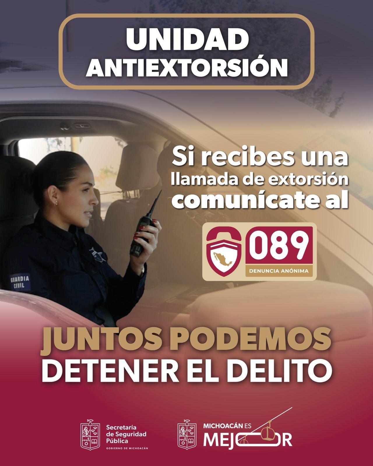 SSP crea nueva unidad de combate a la extorsión en todas sus modalidades