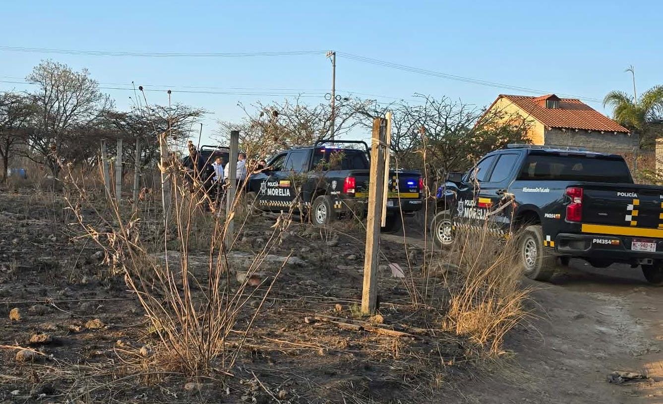Hallan a hombre muert0 y entambad0 en un terreno baldío en las inmediaciones de la Nueva Aldea II, Morelia