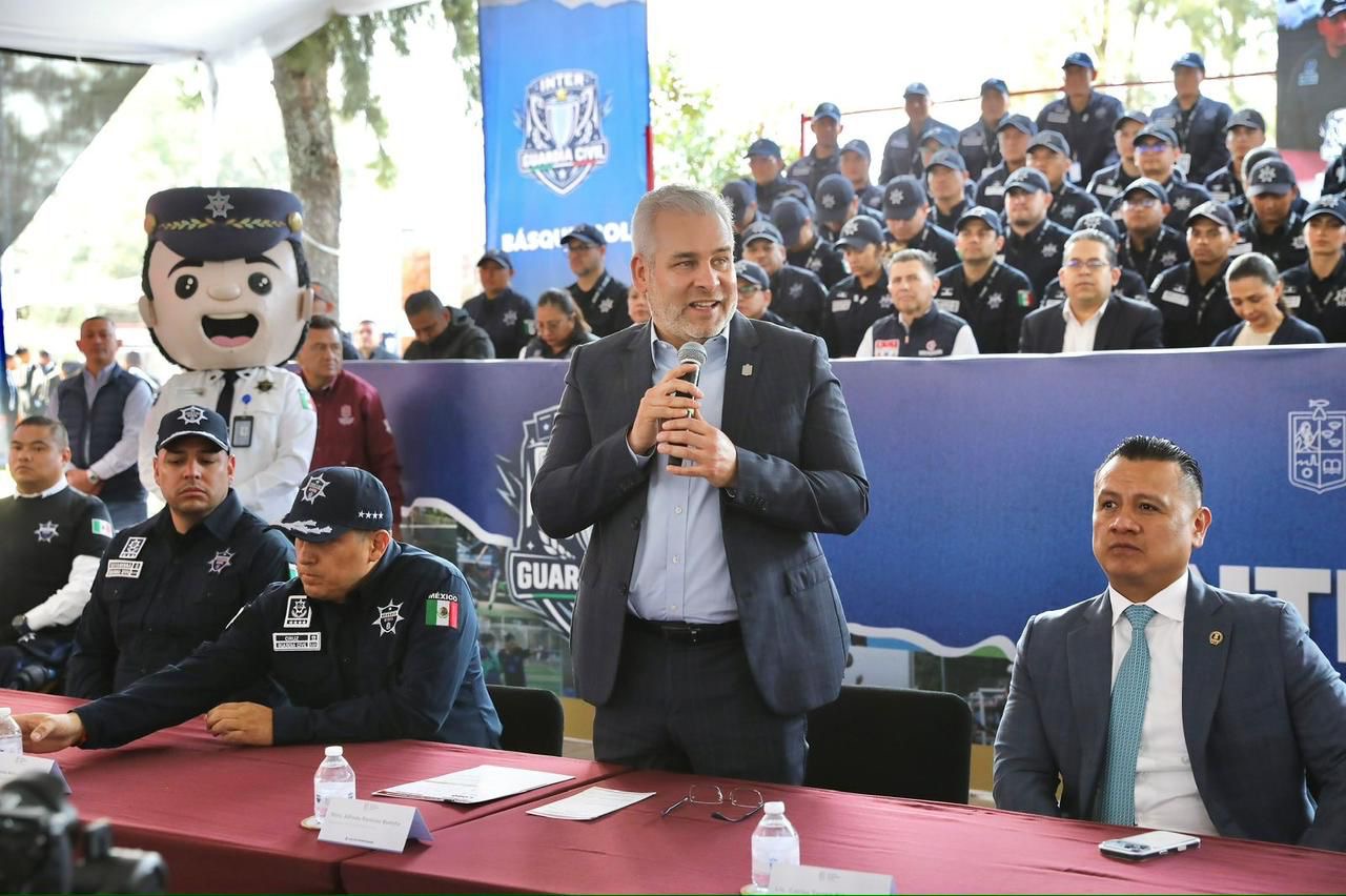 Deporte y disciplina fortalecen la seguridad de Michoacán; Bedolla inaugura Torneo Inter Guardia Civil