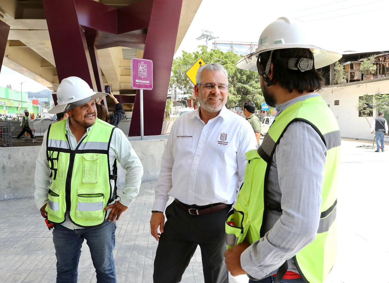 En Morelia se generan 8 mil empleos con obras estatales: Bedolla