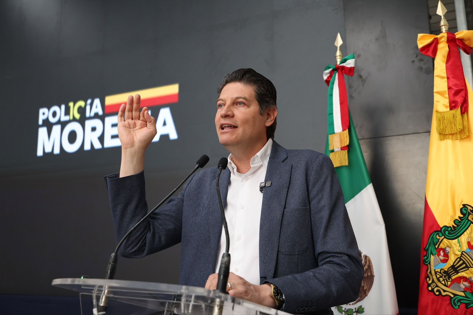 Alfonso Martínez Alcázar inaugura C4; más vigilancia y seguridad para Morelia