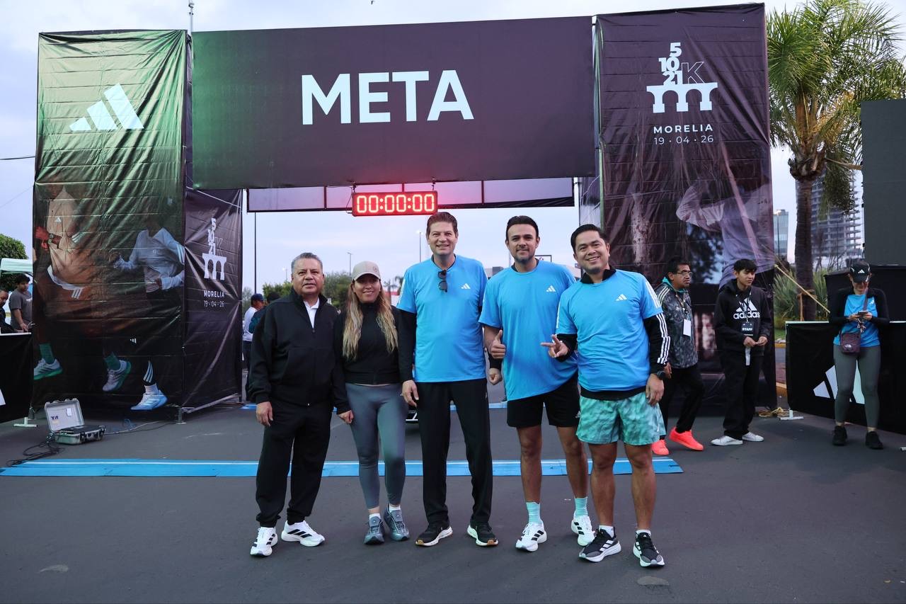 Celebra Alfonso Martínez exitosa Carrera Adidas Morelia 2026