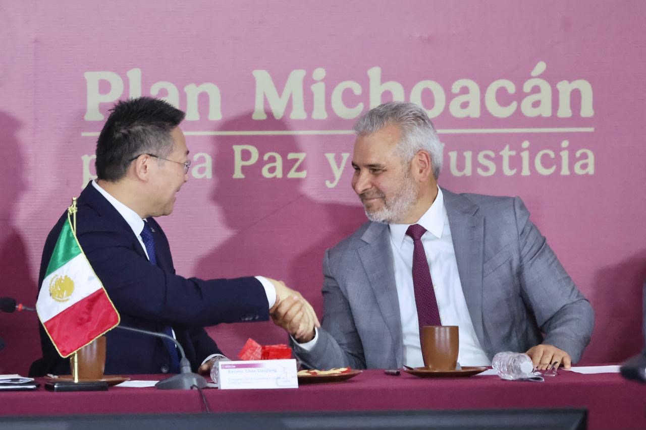 Michoacán y China consolidan alianza estratégica de inversión y comercio: Bedolla