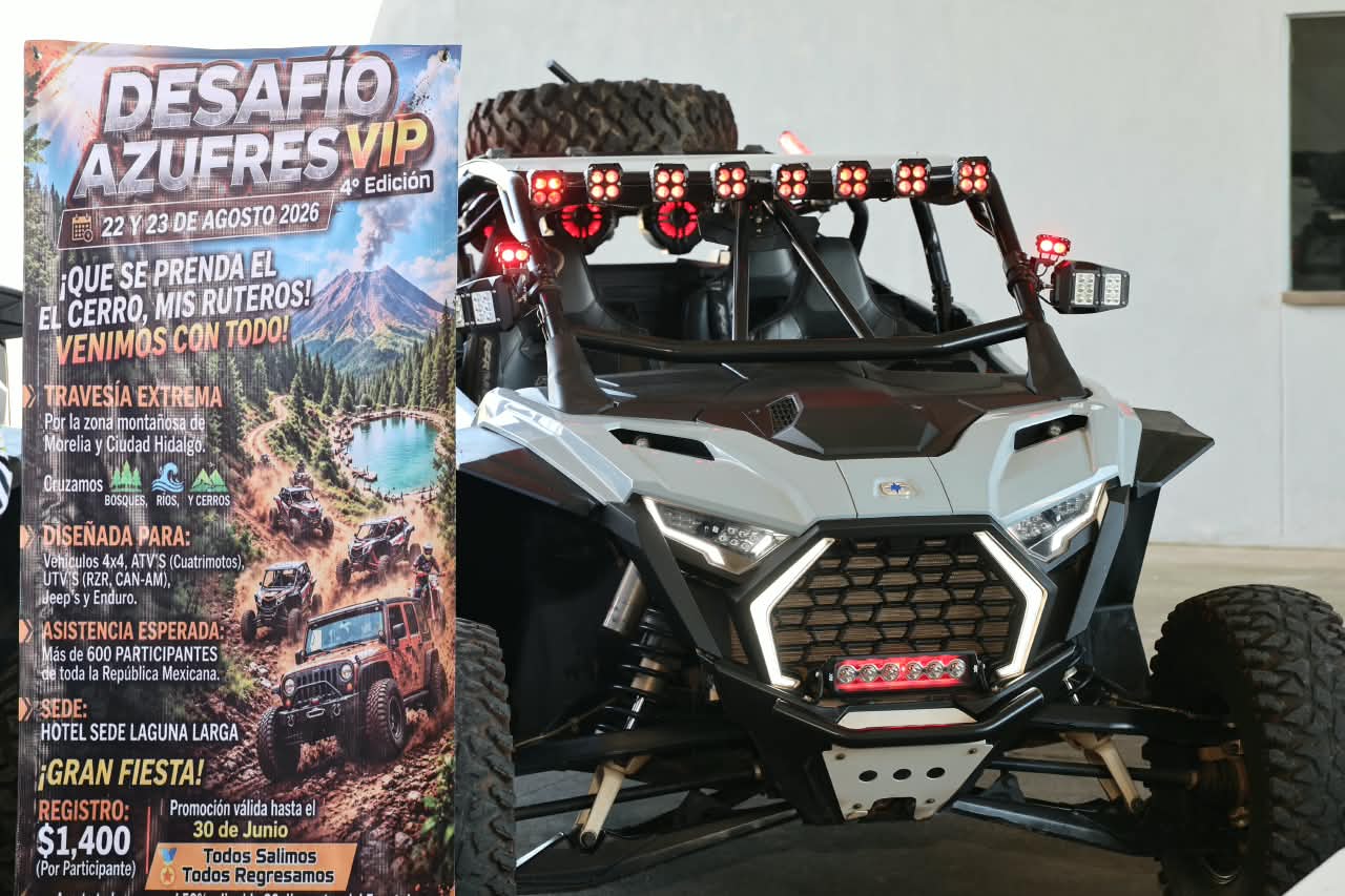 Invitan al recorrido todo terreno ‘Desafío Azufres VIP‘