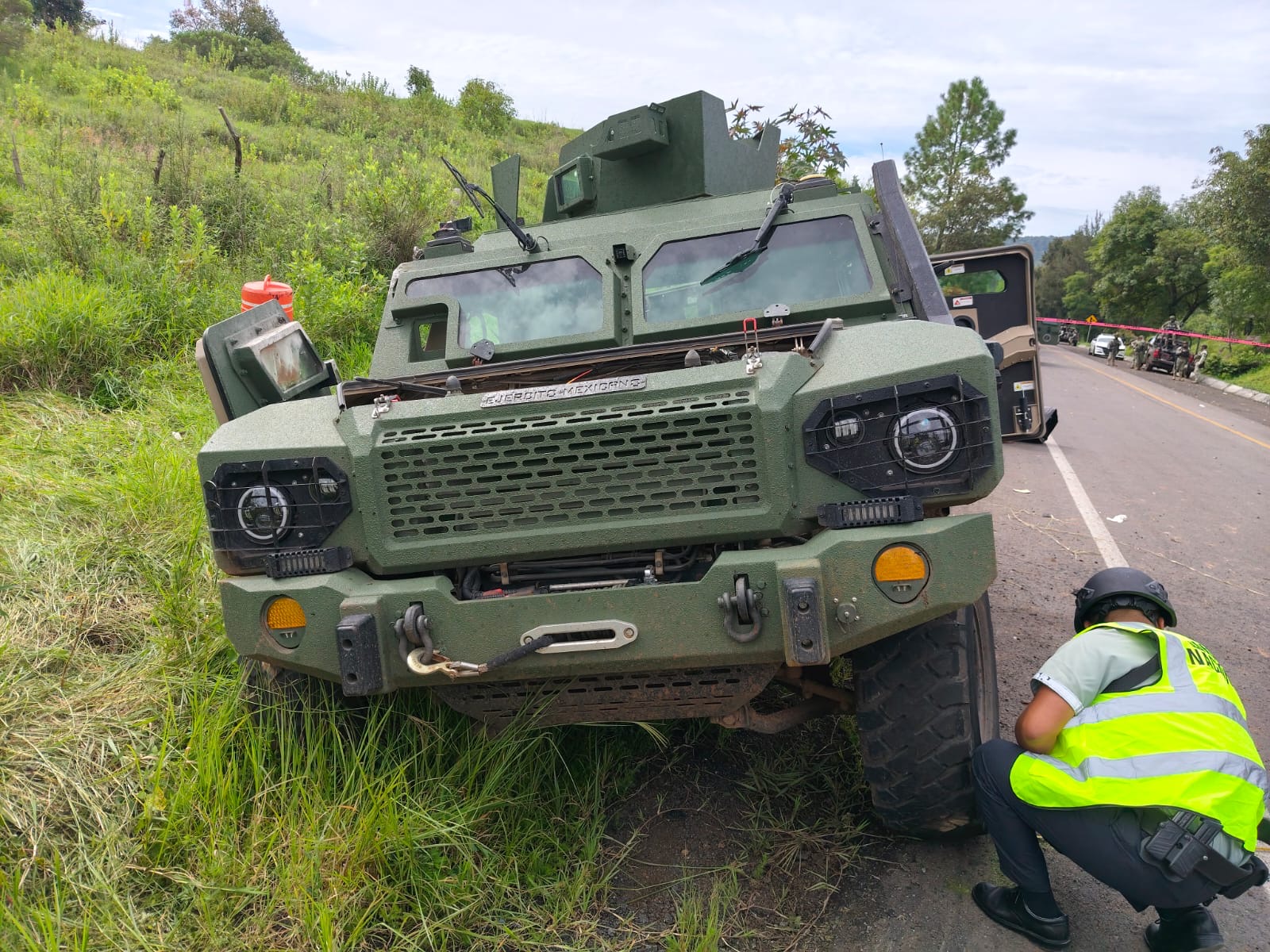 Fallece Capitán en hospital de Guadalajara, tras accidente de vehículo militar en Tocumbo
