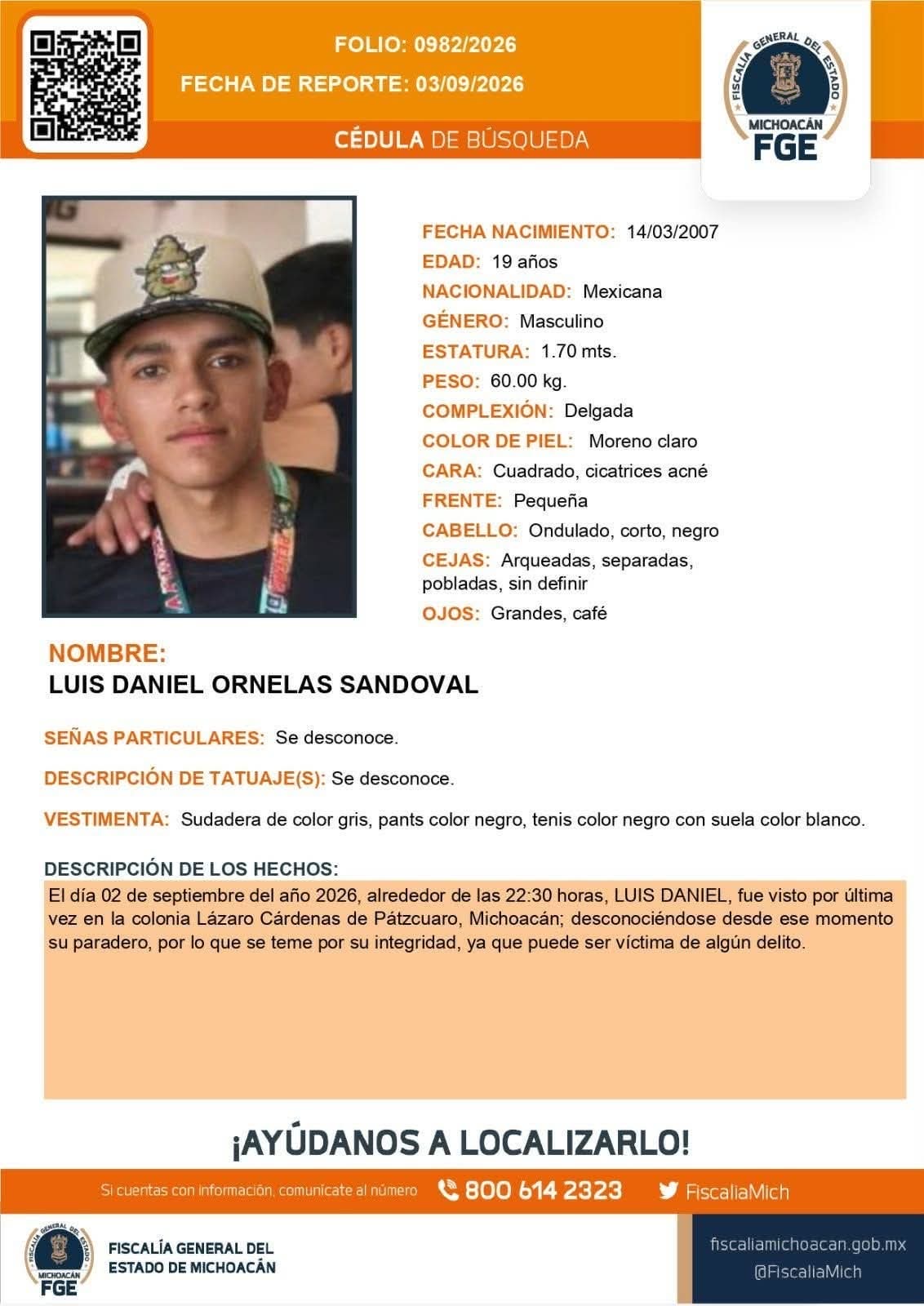 Civiles realizan bloqueo en Pátzcuaro para exigir la localización de joven desaparecido